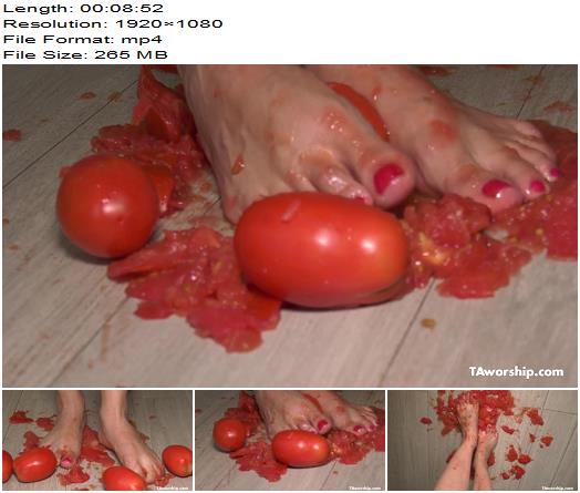 TAWorship  Ambers Tomato Food Foot Fetish preview