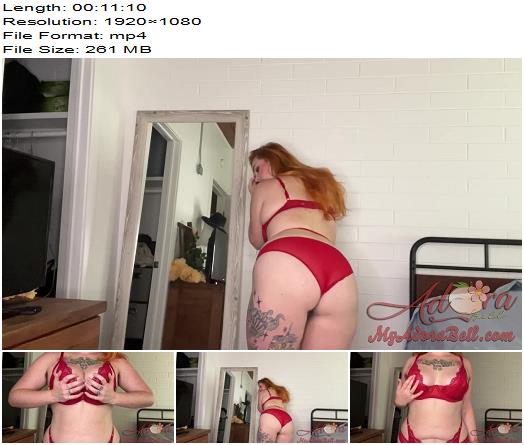 Adora bell  Red Lingerie JOI preview