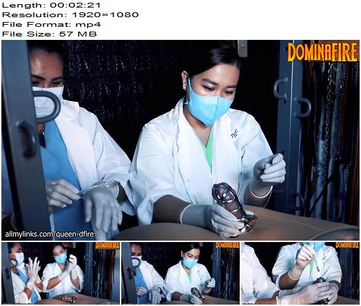 Domina Fire  Medical Sounding Cbt In Chastity By 2 Asian Nurses preview