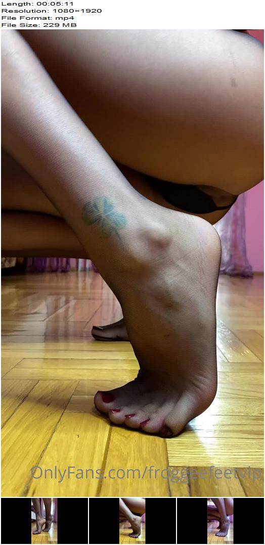 Frogee Feet  These Nylons I Got From My Friend Are So SoftLove That Feeling On My Skin preview