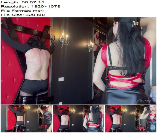 Goddess Naama  Whipping tied sissy preview