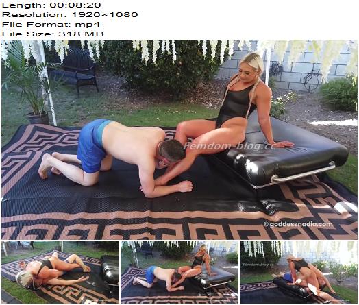 Goddess Nadia  Nadia Miller  Punishment in the Cabana preview