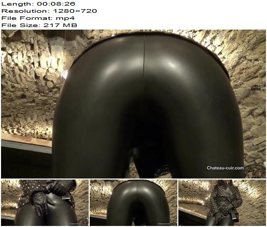 Kinky Leather Clips  Cum On My Leather Bum  Fetish Liza preview