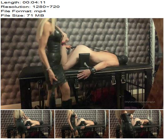 Lady Dark Angel  The Second Session Clip From Using My New Cock And Ball Trap preview