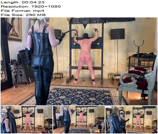 Lily Dupont  Whipping session in leather outfit preview