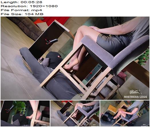 Mistress Legs  Nylon Foot Gagging And Face Rubing preview