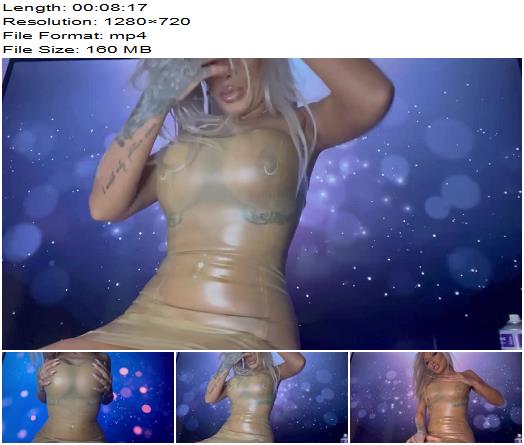 Mistress Saida Transparent Rubber Shine On Me preview