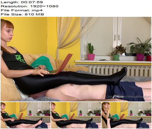 Petite Princess FemDom  Mistress Kira  Human Furniture Slave For My Ass In Yoga Pants preview