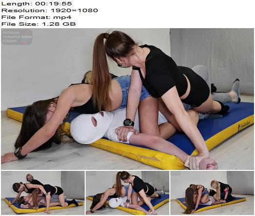 Russian Trample Championship  3 girls destroying men special video preview