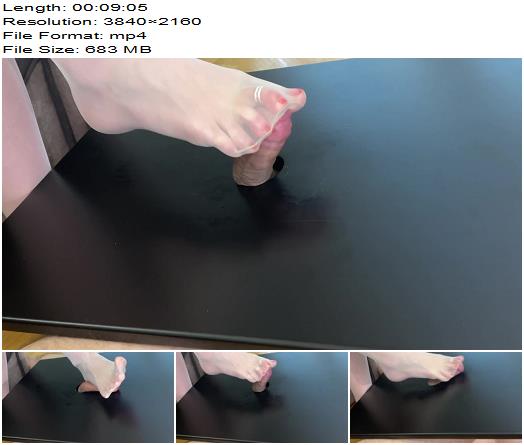 White nylons black board footjob1st angle preview