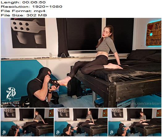 Zara Bizarr  Foot Slave Gets What He Deserves preview