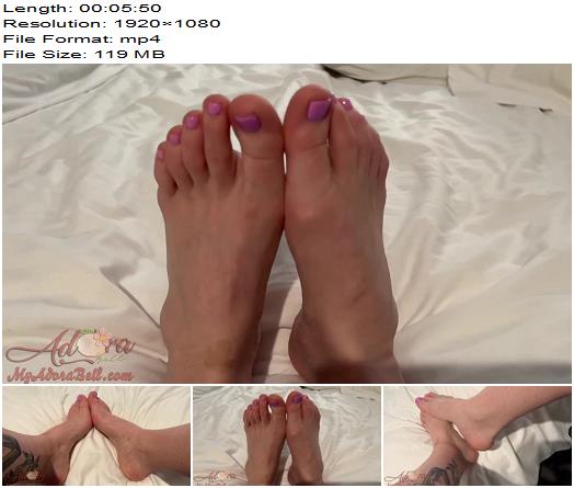 Adora bell  Fresh Pedi close up preview