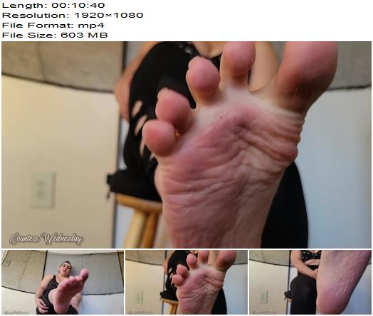 Countess Wednesday  Clean My Dirty Feet with Your Mouth preview