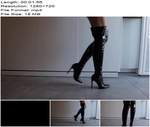 Divine Goddess Amber  Latex Boots Worship preview