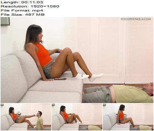 Enola Fischer  Time To Stomp My Slaves Balls While He Sniffs My Socks  PRINCESS ENOLA MISTRESS ENOLA preview