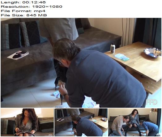 French Goddesses With Stiletto  Boots Cleaning With Money preview