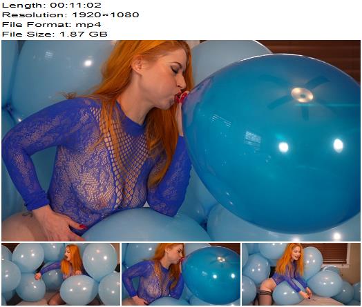 Galas Balloons and Fetish Clips  Galas Looner 50 Blue Tuftex 17 Balloons Teasing Popping Masspop B2p Nail Pop Pin Pop preview