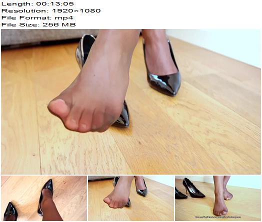 Mistress Julia  JOI Countdown Slave Training  Your Good Place Is at My Feet preview