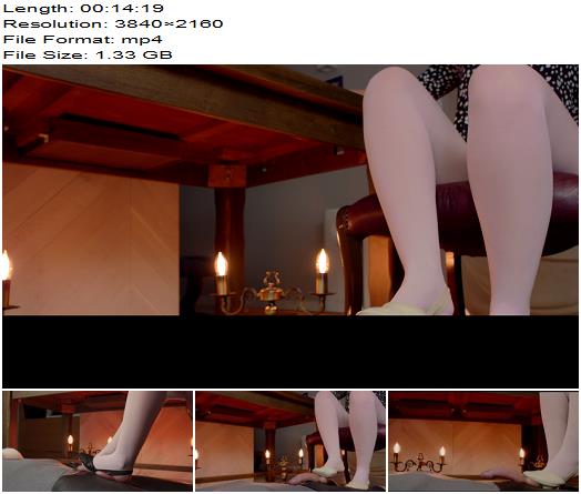 Polish Mistress clips  Dick And Balls Meet Black And Creamy Half Ballet Shoes UHD 3840x2160 4K preview