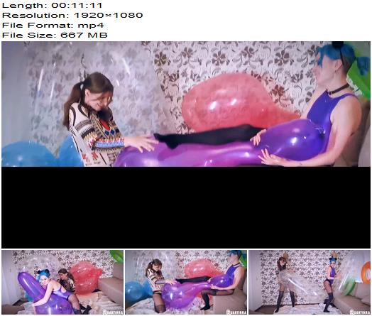 Quartirra  Q923 Cosette and Stashia fight for balloons preview