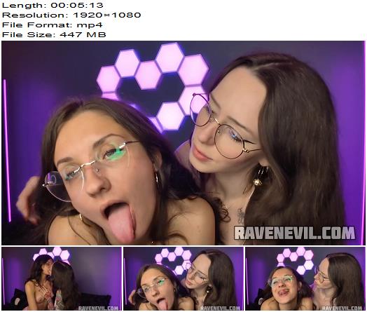 Raven Evil  Cum in Blairs Mouth  JOI JOE preview