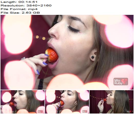 Sweet Bunny  Strawberry ASMR  Mouth Eating Sounds preview