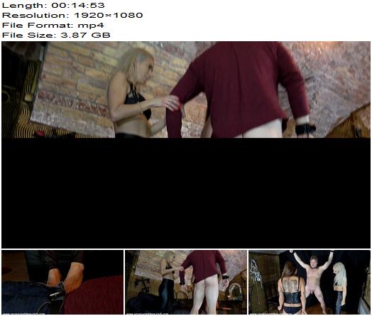 Young Goddess Club  Goddess Nomi Melone And Princess Nesty  Slave Stan  Ballbusting Dungeon  Nestys Ballbusting Education  Part 1 preview