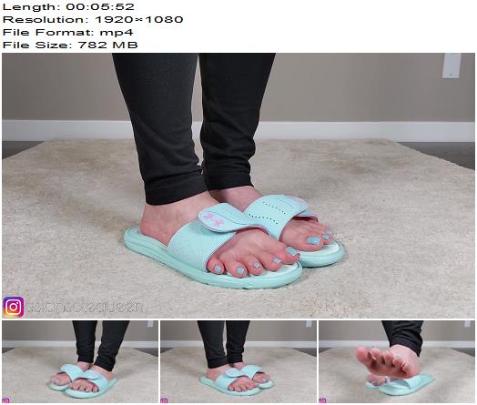 asiansolequeen  Humiliation with shoeplay in my slides teasing my barefeet preview