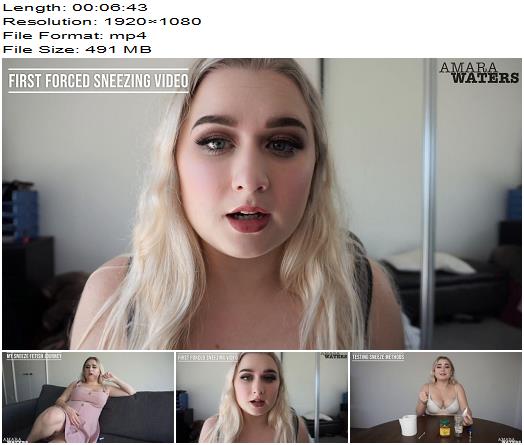 Amara Waters Nothing But Sneezing Compilation preview