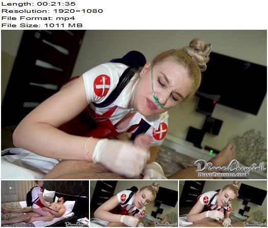 Diane Chrystall  Breath Control Nasal Cannula Nurse Latex Gloves Hands over mouth preview