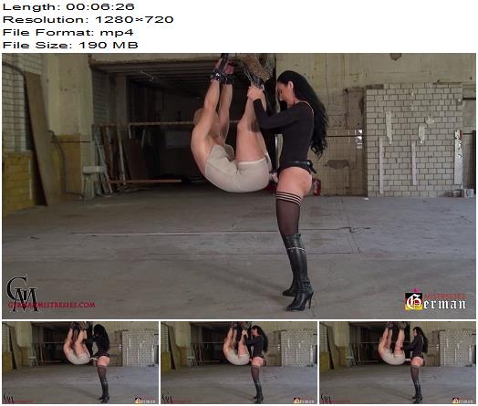 German Mistresses Lucianas Anal Strapon Suspension Fun preview
