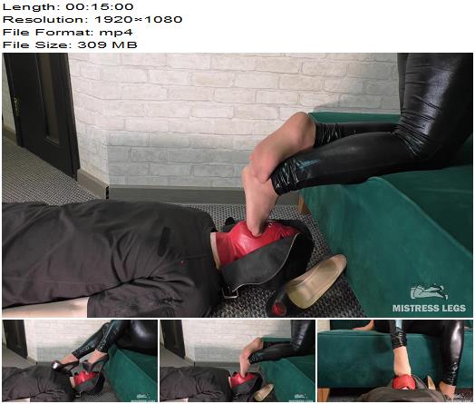 Mistress Legs  High Heels Worship Nylon Toes Sucking And Foot Gagging Part 1 preview