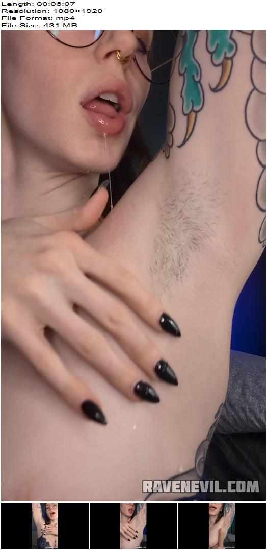 Raven Evil  Hairy Armpit Worship JOI preview
