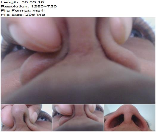 Fetish Clips And Beyond  Up Close Nose Flare And Nose Pinch preview