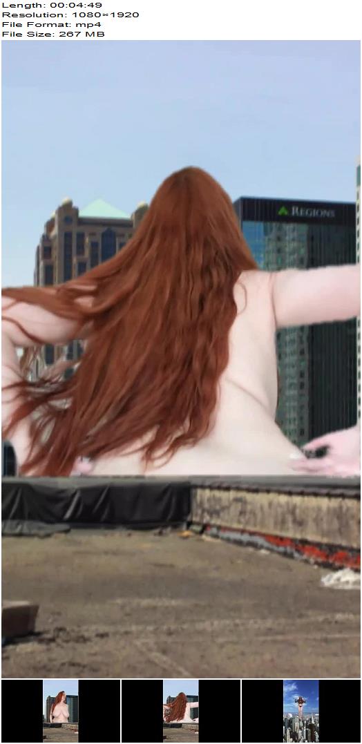 LTLGIANTESSCLIPS  Giantess Ginger In The Giantess Model SFX preview