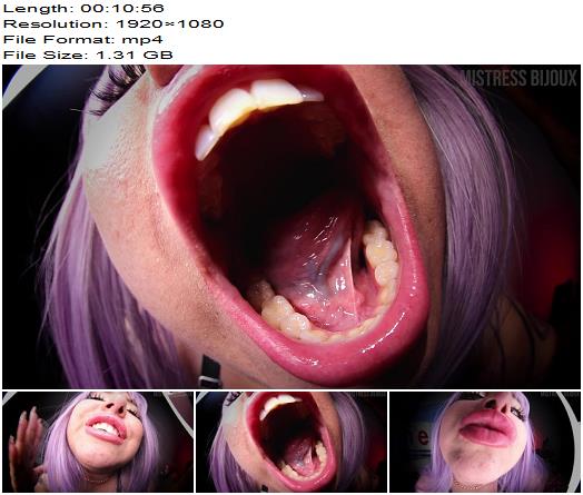 Mistress Bijoux  Stinky Mouth ASMR preview