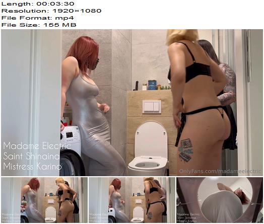 Mistress Karino  Toilet humiliation for our pervert slave POV preview