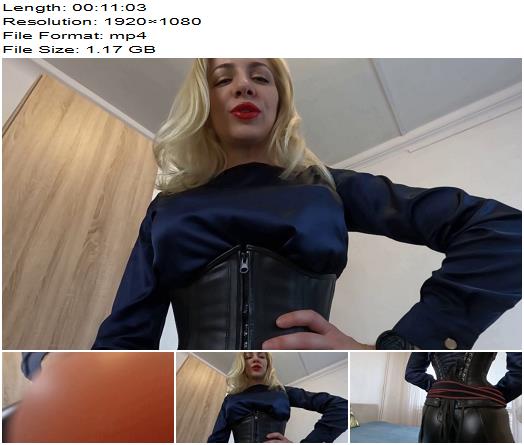 Mistress Katya  Katya wearing strapon and dominates her slave POV preview