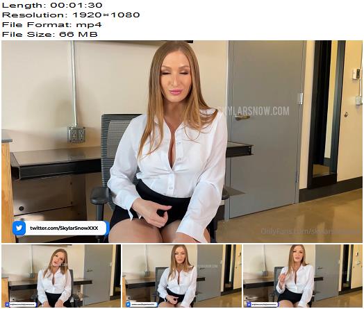 Skylar Snow  Are You Hot for Teacher New JOI preview